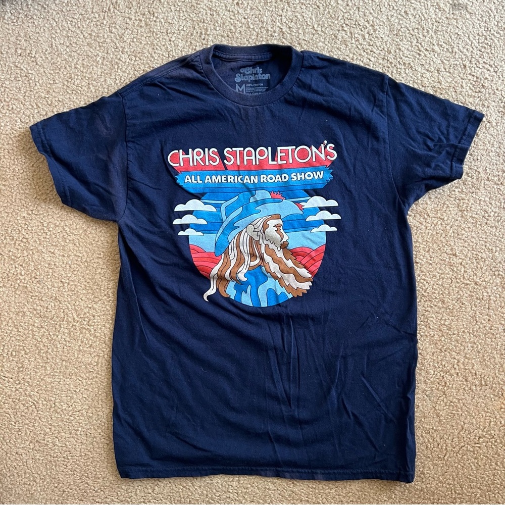 Chris Stapleton all American road show tour 2024 concert  t shirt size medium